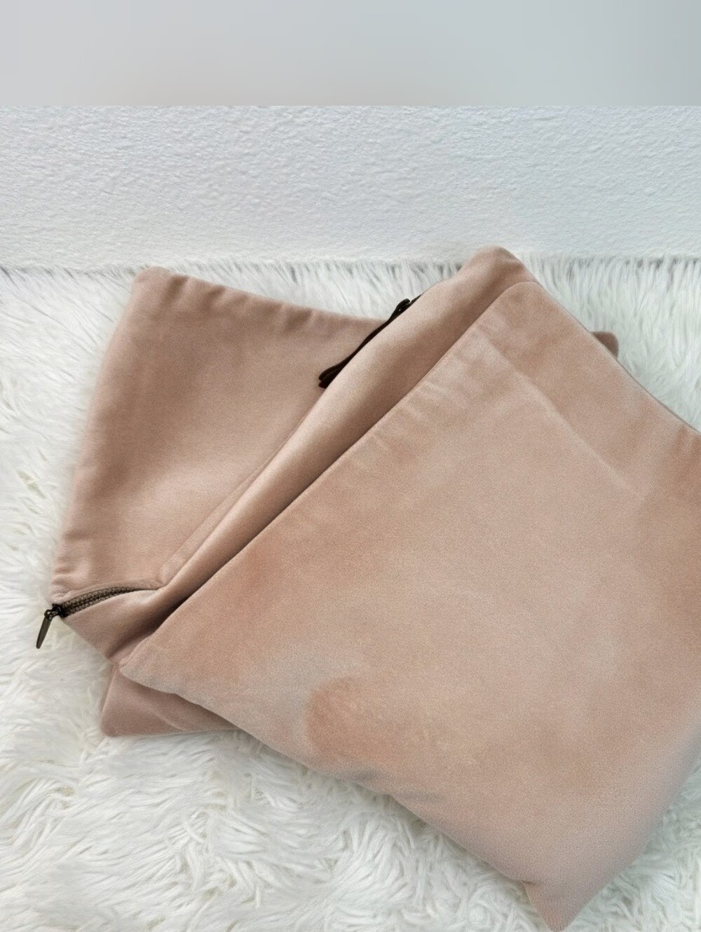 Pottery Barn Velvet - Dark Rosewood Pillow Cover (NO INSERT)